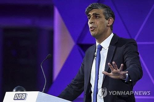 영국 수낵 총리[AP=연합뉴스 자료사진]